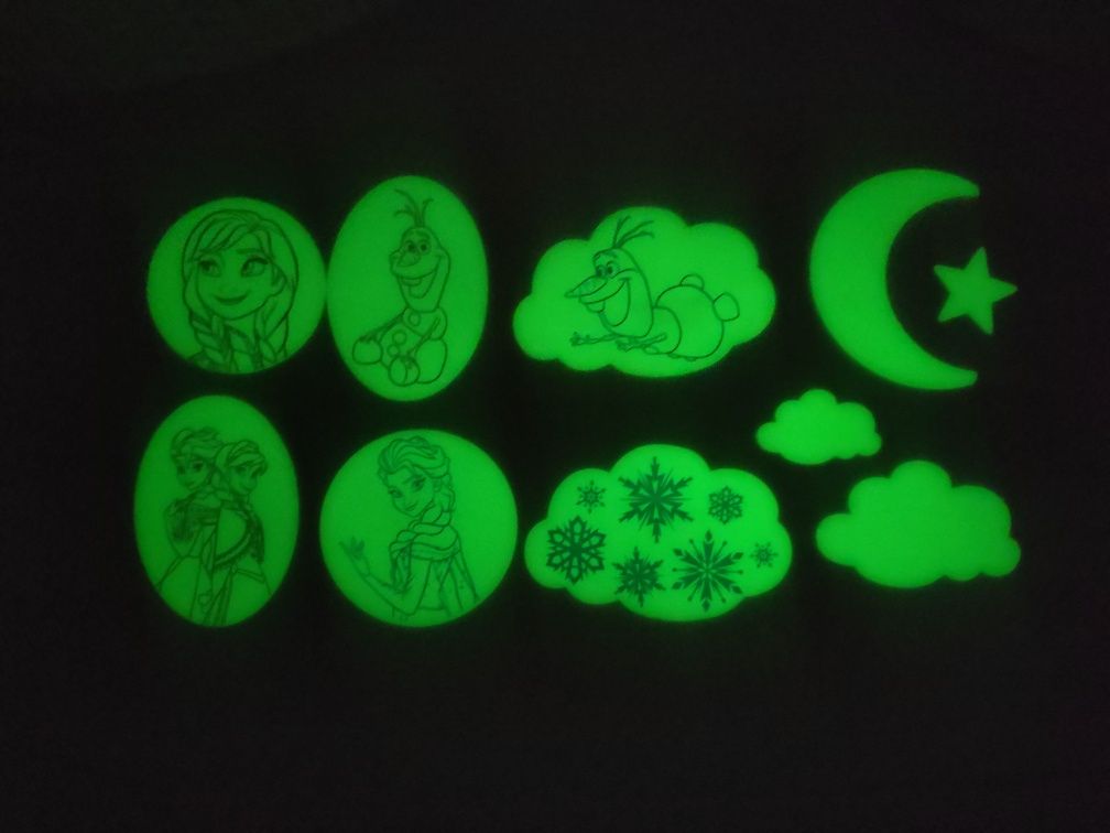 Kraina Lodu Frozen * gadżety fluorescencyjne * duży zestaw
