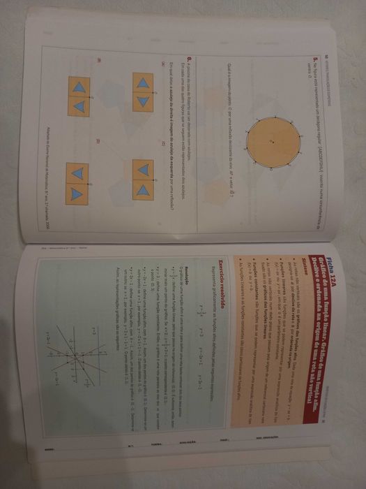 Caderno atividades de matemática 8°ano LEYA