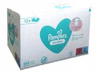 Chusteczki nawilżane Pampers Sensitive 12x52szt