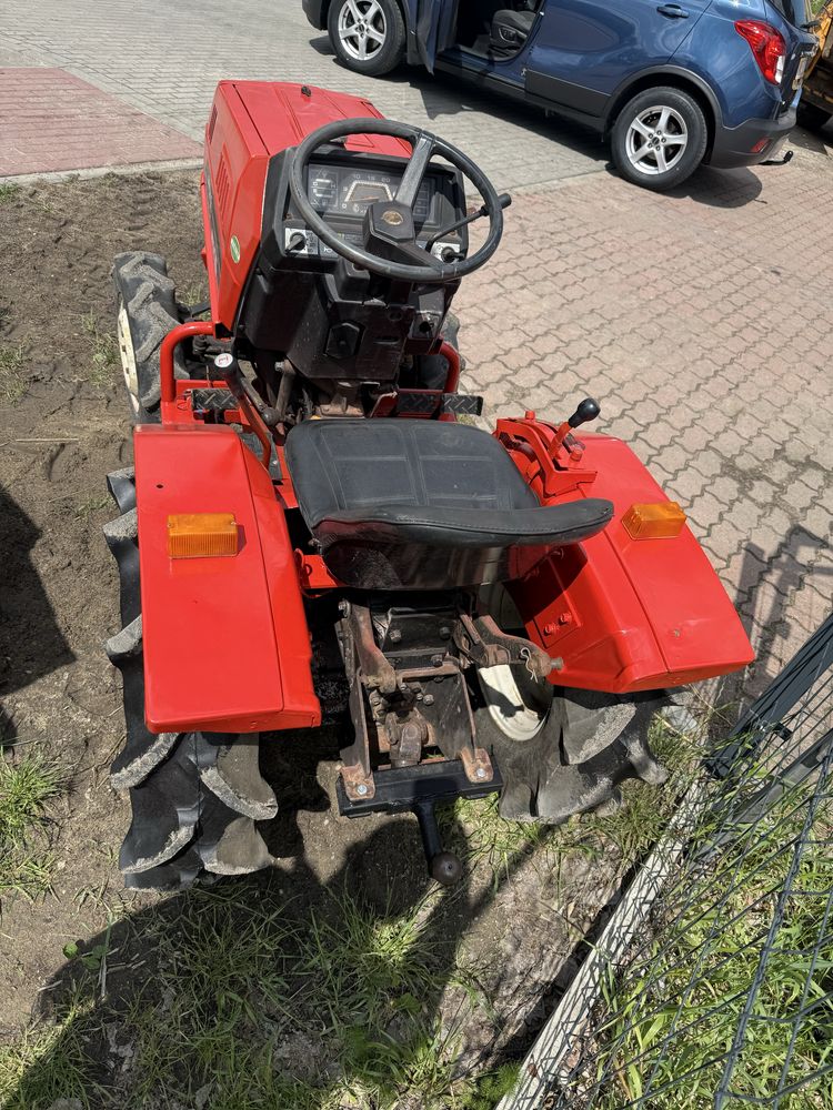 Traktorek japoński mitsubishi mtx15 4x4 glebogryzarka iseki yanmar