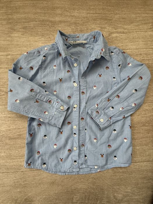 Новорічна сорочка на хлопчика Н&M