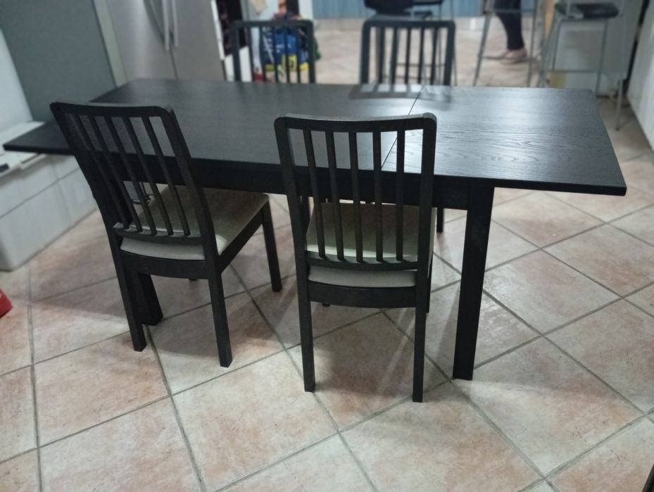 Mesa cozinha extensível como nova