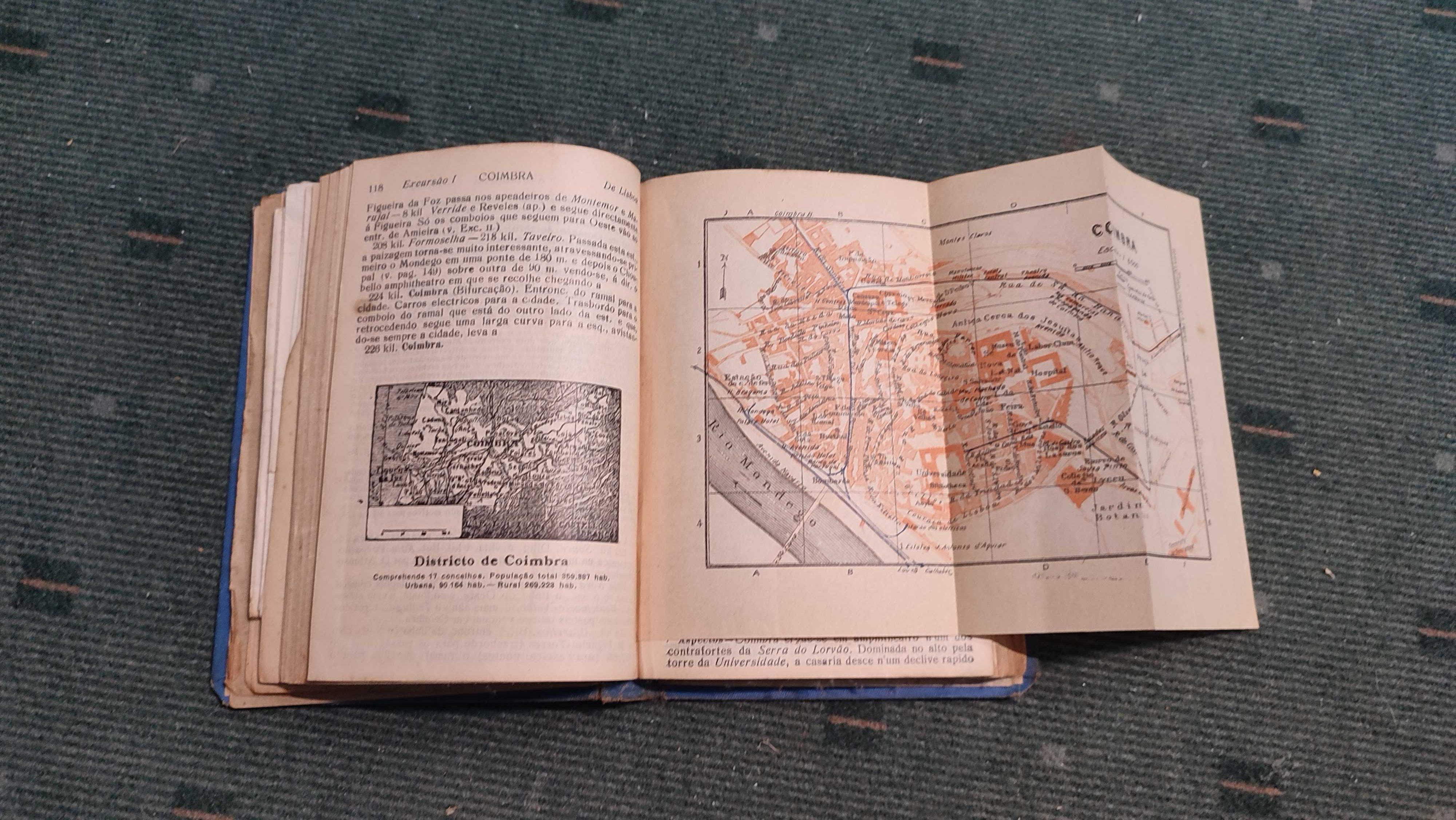 Manual do Viajante em Portugal - Auto-Gazo Mobiloil, 1924