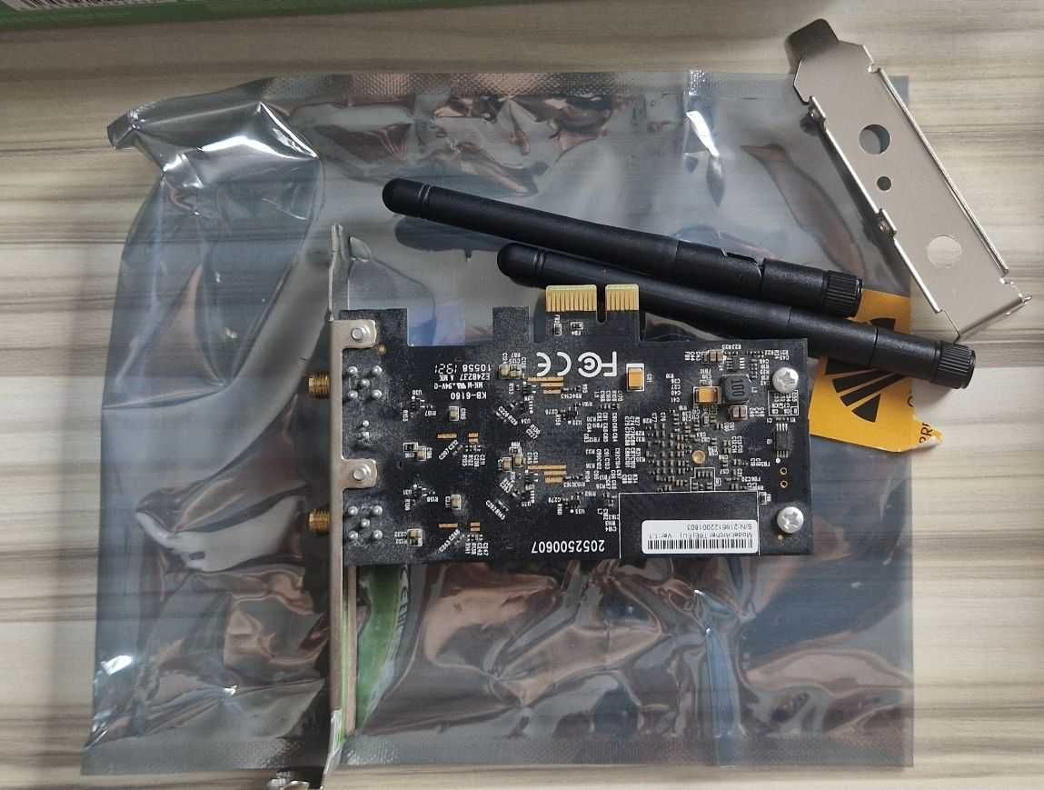Karta sieciowa dwupasmowa TP Link  Archer T6E,  WI-FI PCI-E