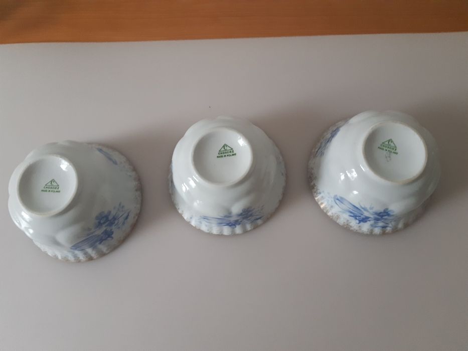 CHODZIEŻ - zestaw miseczek z porcelany.  Jak nowe. OKAZJA