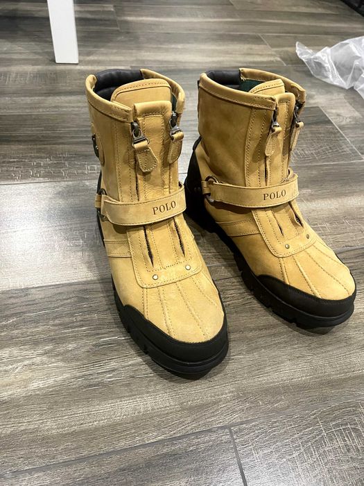 Чоботи зимові шкіряні