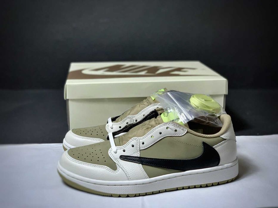 Travis Scott "olive" air Jordan 1 low golf