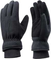 Rękawiczki Męskie Acdyion na Zimę z Thinsulate, Czarne, Rozmiar M