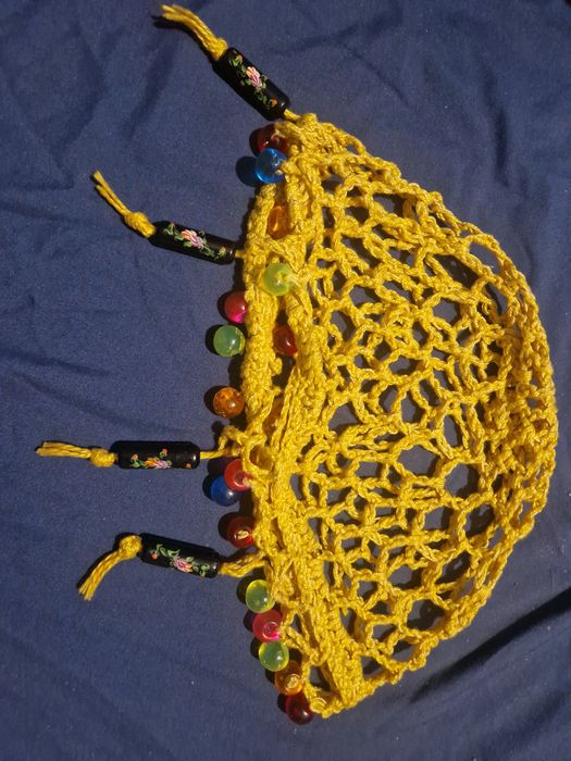 Karnawał, ażurowe nakrycie na głowę boho , sesja zdjęciowa, Halloween,