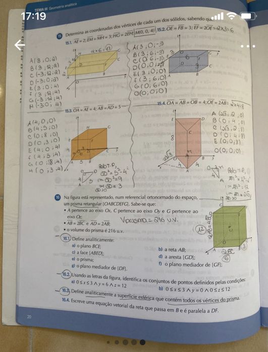Caderno de atividades de Matemática A Expoente 10