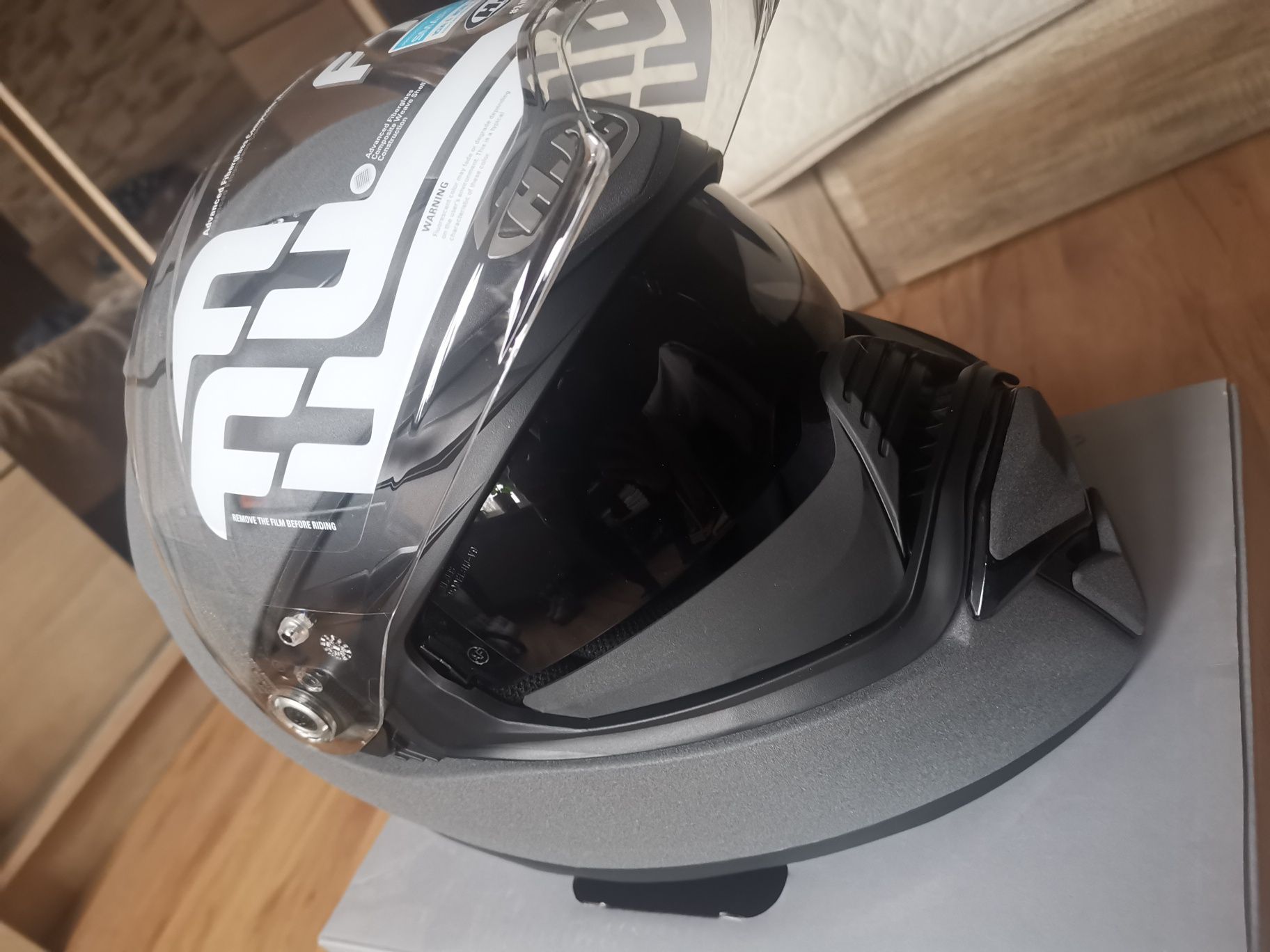 Nowy kask hjc f70 stone Grey - 5 lat gwarancji