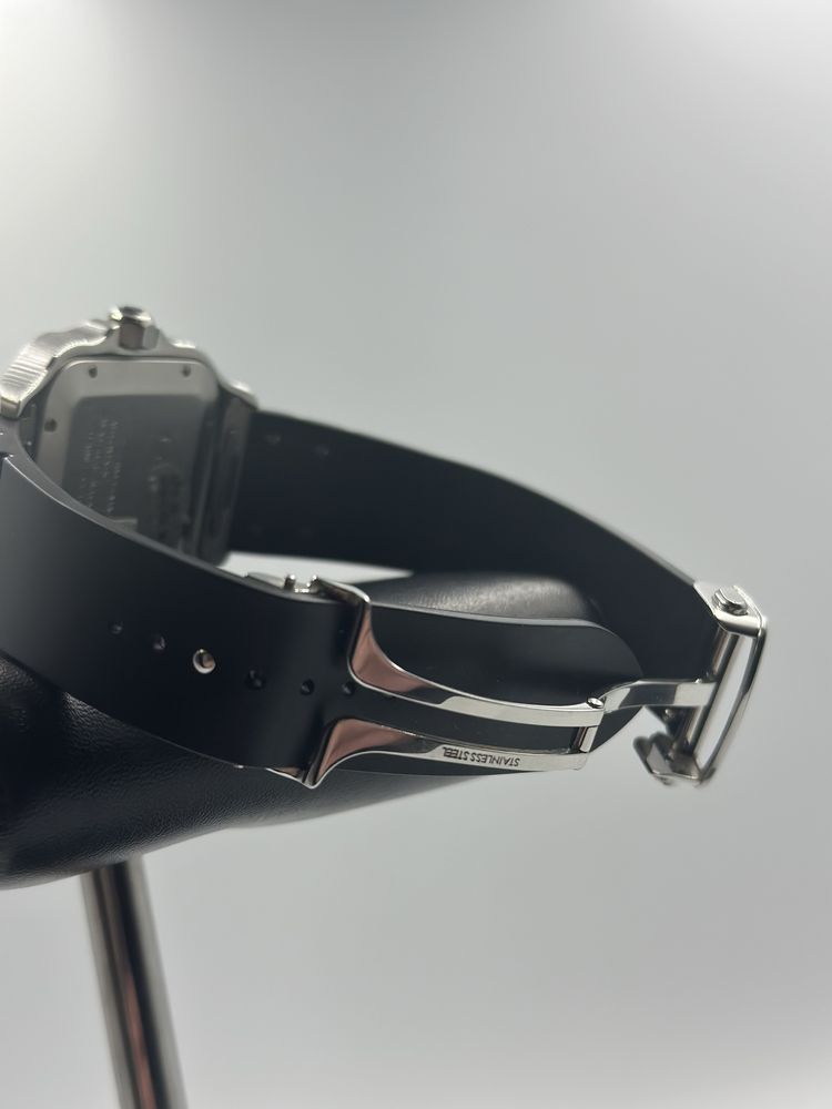 Cartier Santos Large Grey Dial Stainless