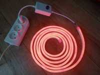 Neon LED Flex Czerwony 3m 230V + ściemniacz 3 metry IP67 PVC 8x16