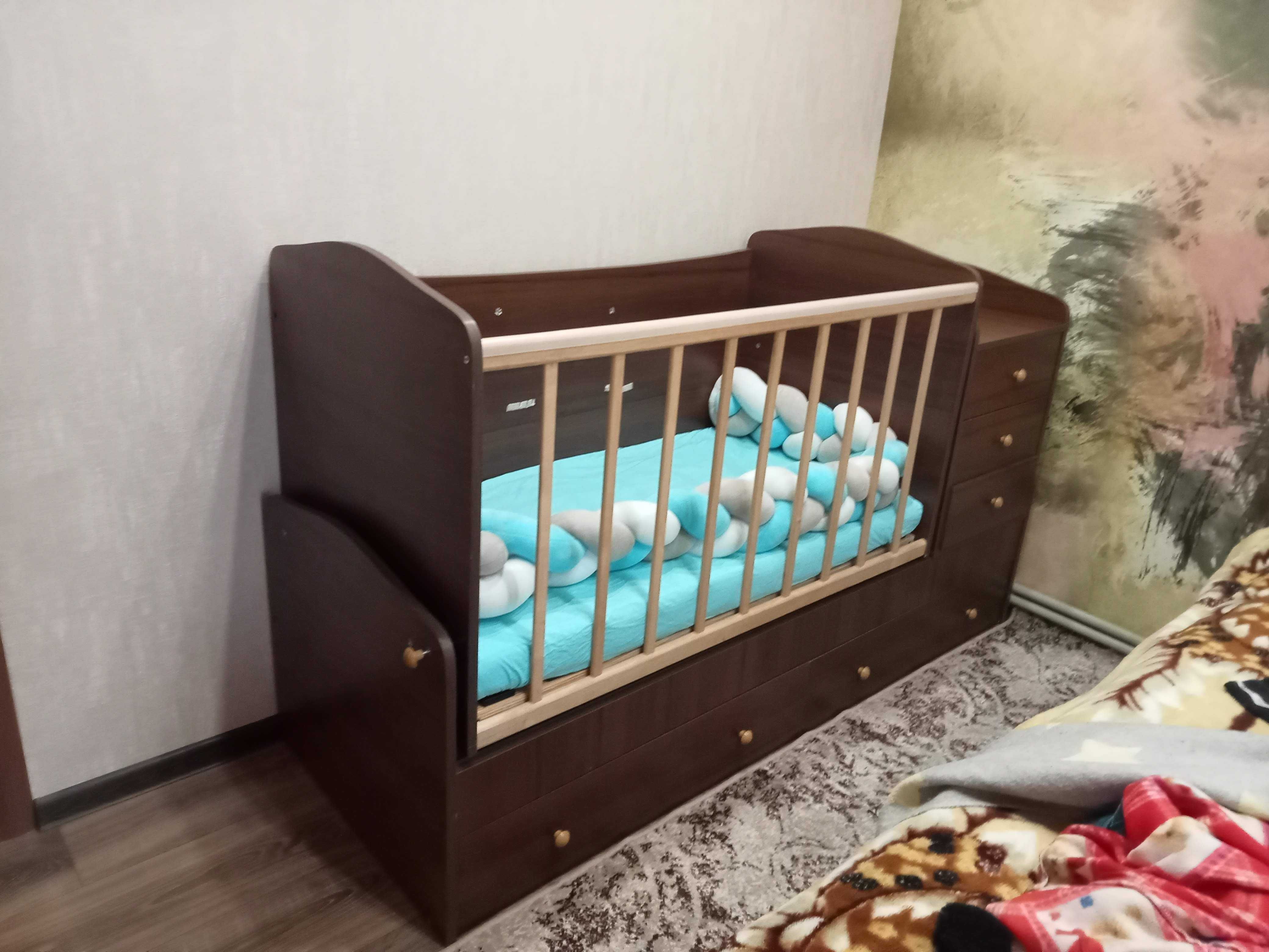 Дитяча Кроватка 3в1