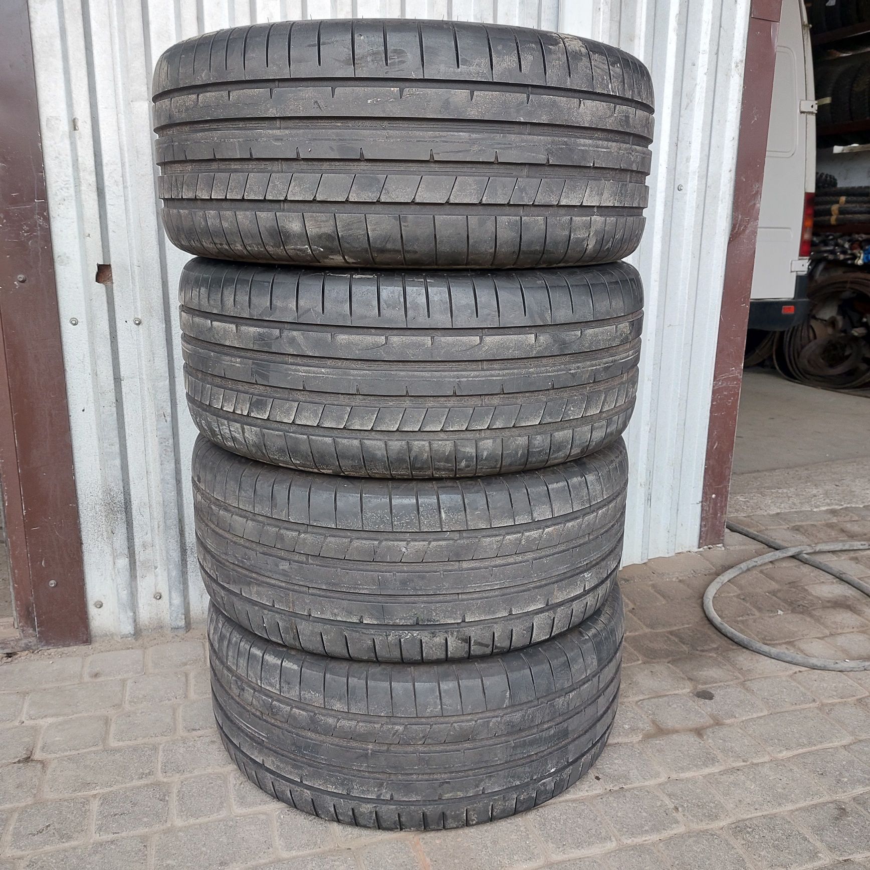 Колеса Q7 285 45 20 шини літні резина літо Dunlop 22рік
