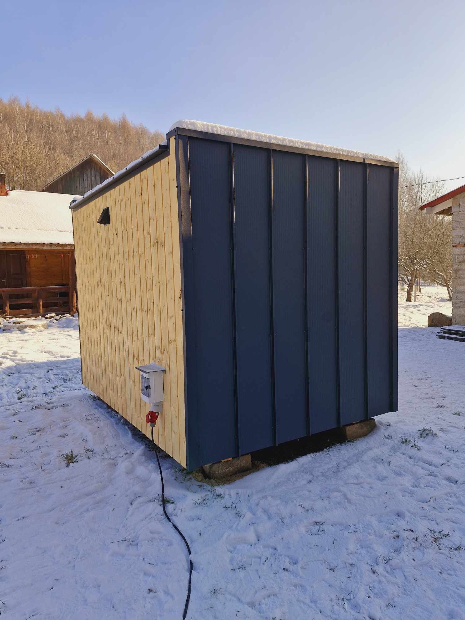 Sauna ogrodowa zewnętrzna Term-One z pełnym wyposażeniem od Term-Relax