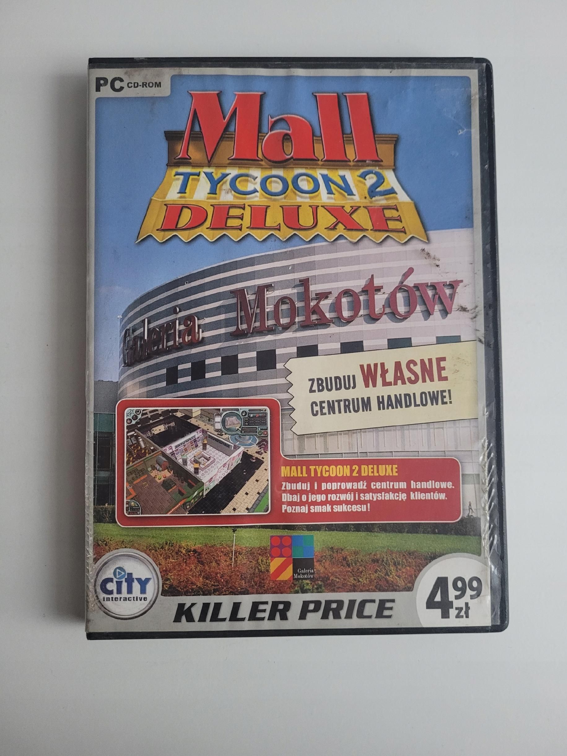 Gra Komputerowa Mall Tycoon 2 Deluxe Pc Zbuduj Własne Centrum Handlowe