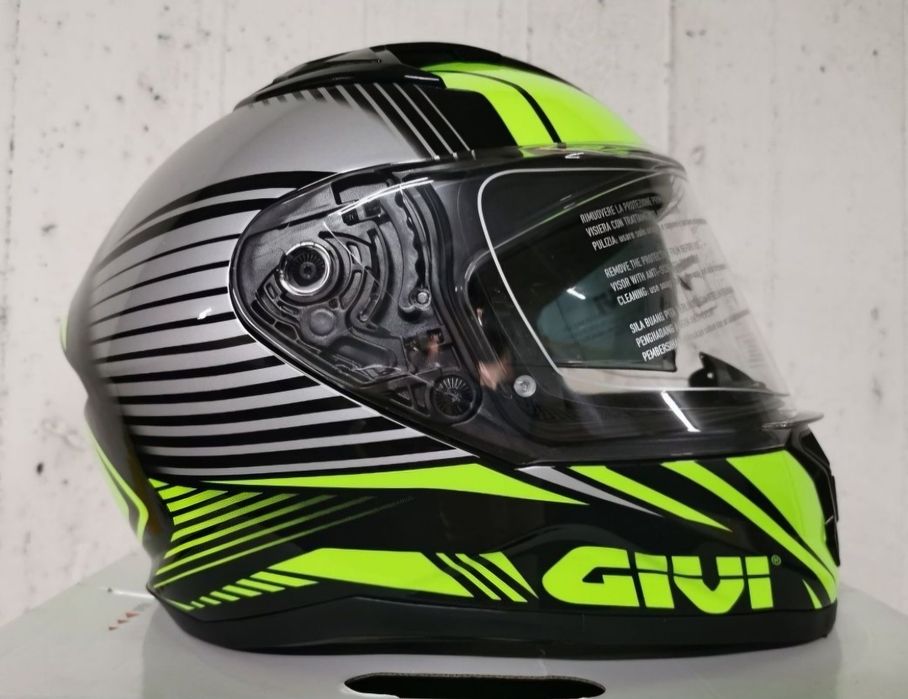 Capacete Integral Givi 50.6 Stoccarda Neon( NOVOS )