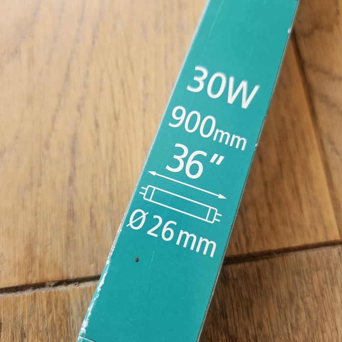 Nowa Świetlówka Żarówka dla ptaków UVB Arcadia 30 W 900 mm