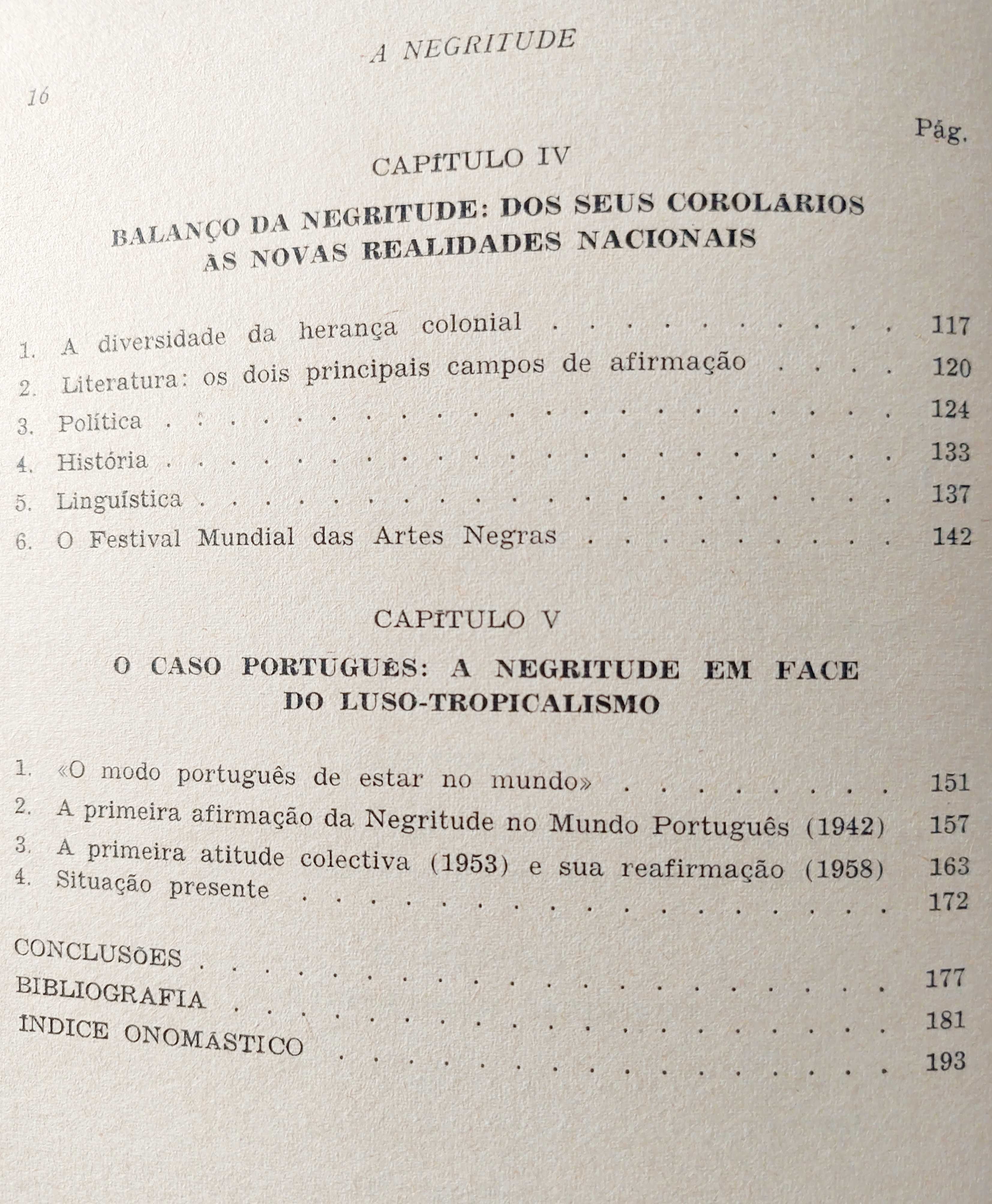 NEGRITUDE dos Mitos às Realidades