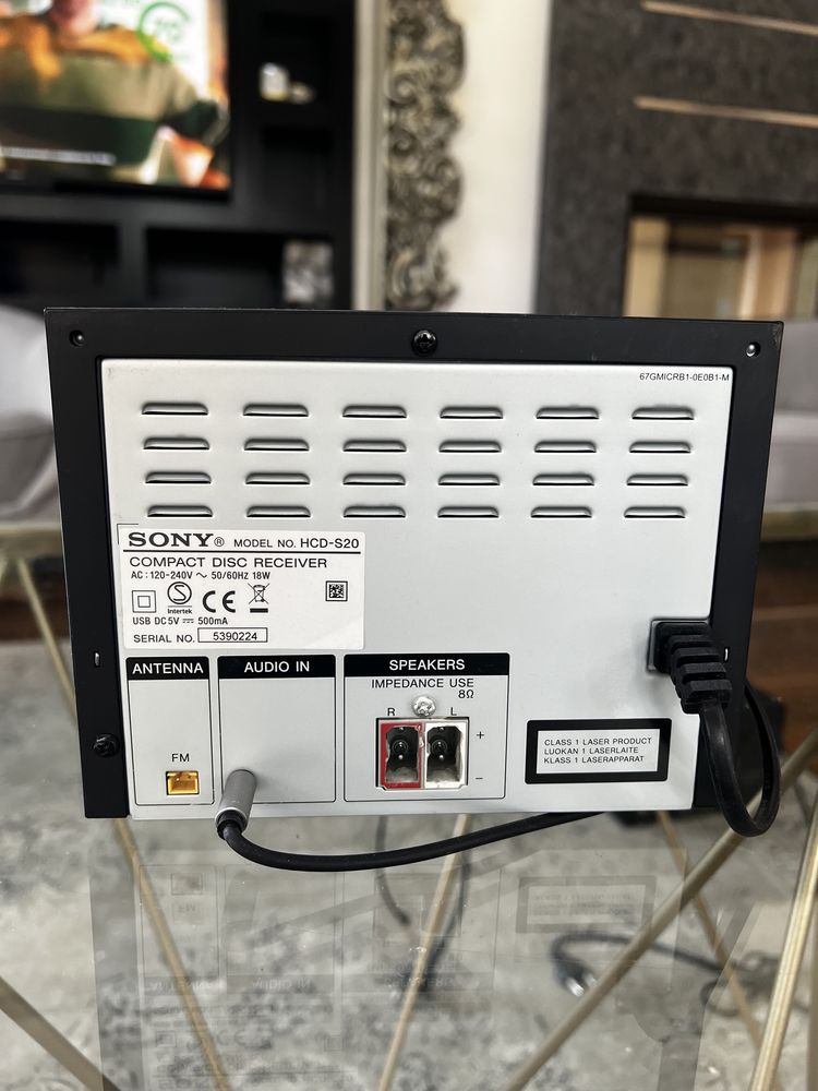 Wieza kolumna Sony HCD-s20 compact disk
