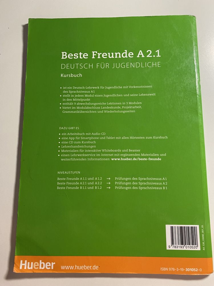 Beste Freunde A2/1, Kursbuch