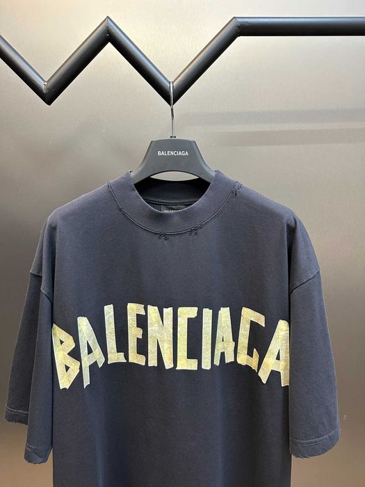 Футболка Balenciaga Tape Type майка тишка Баленсиага