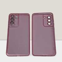 Etui, Plecki, Nakładka Slim Color do Samsung Galaxy S21 FE różowy