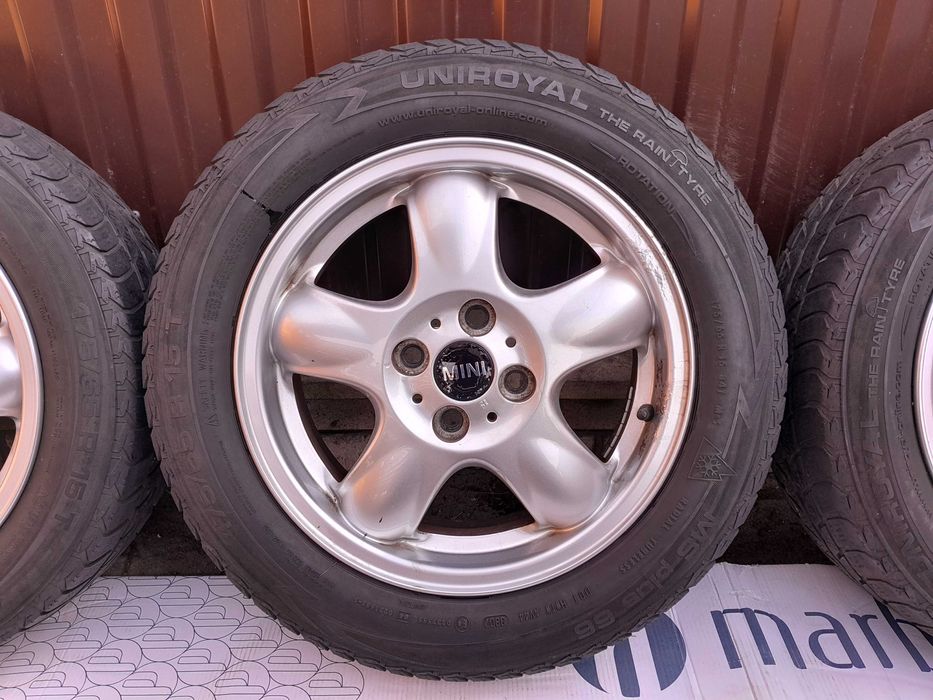 диски 4x100 r15 зимова резина 175 65 uniroyal колеса germany 5.5j is45