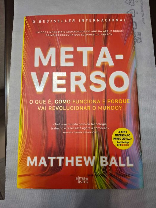 Livro Metaverso de Matthew Ball