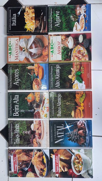 28 livros de culinária - Capa dura