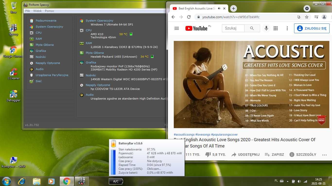 Laptop 15.6 HP ProBook 6555b AMD Duo 2x2,9 ATI Radeon HD Win7 SSD