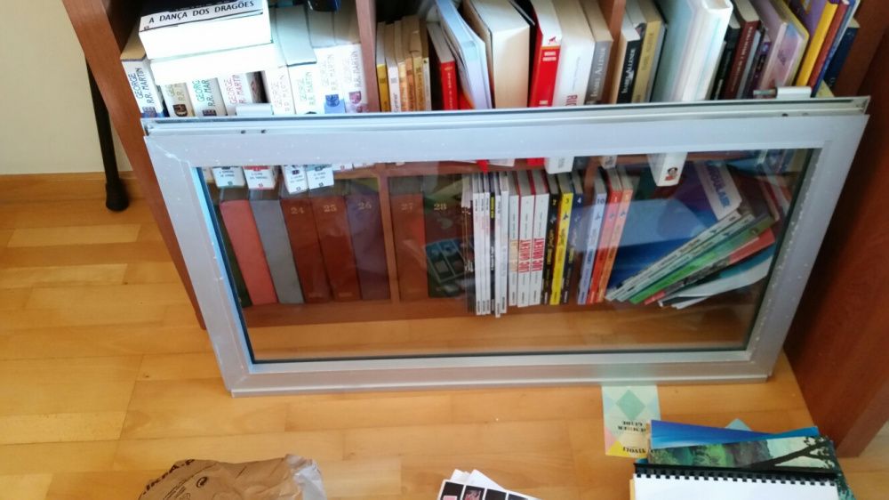 Janelas vidro duplo 1m05 por 55 cm