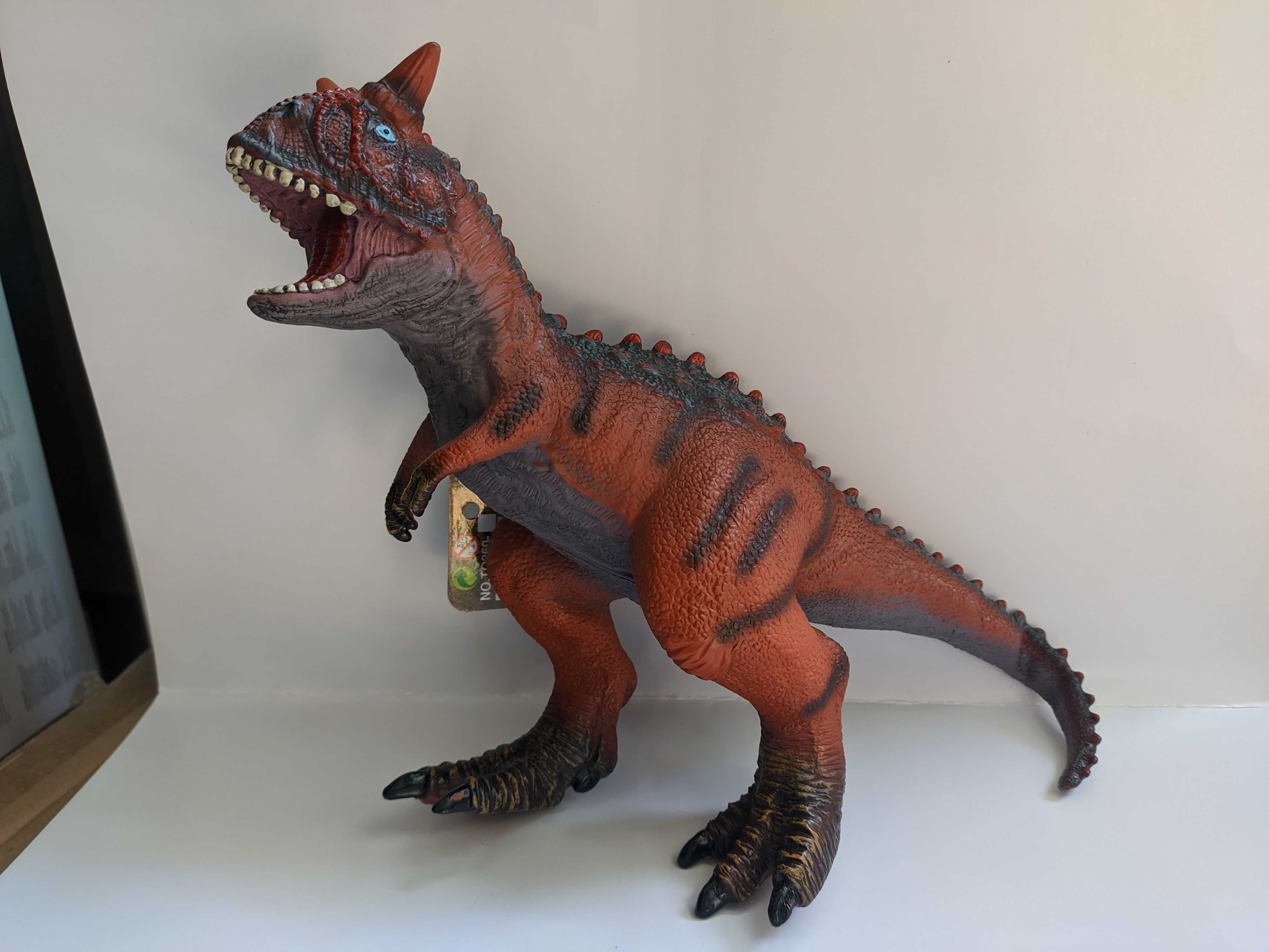 Динозавр резиновый мягкий динозаври м'які резина на батарейках