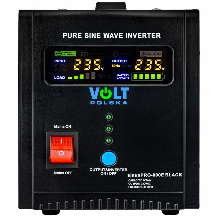 Інвертор Vold Polska 800W ДЖБ ИБП Преобразователь. Инвертор Для котла