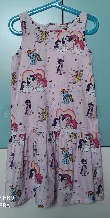 Trójpak sukienek Pony dla dziewczynki H&M rozmiar 134/140 cm