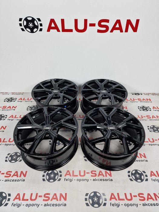 NOWE Alufelgi AUDI 18" 5x112 A3 8P0 8V0 8V5 A4 B5 B6 B7 A6 Czarne