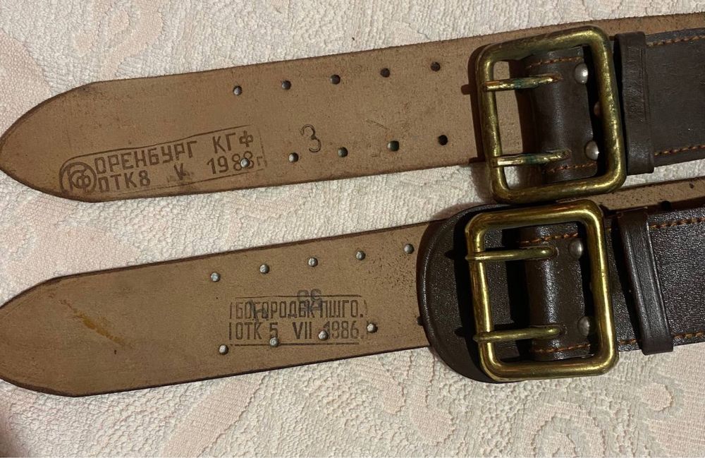 Тактичні шкіряні ремені (армійські, посилені)