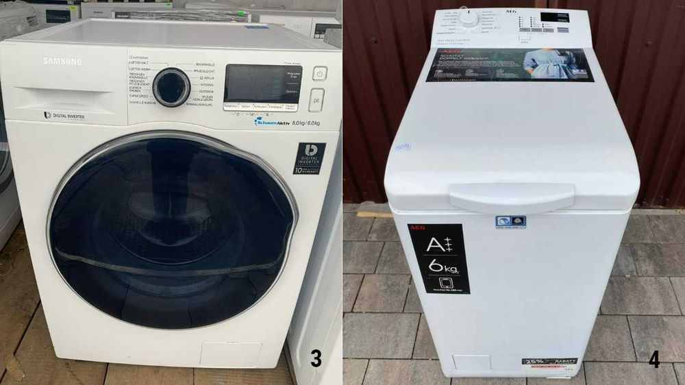 ПРАЛЬНА Машина AEG L75260T Пралка 7кг  А++ Вертикальна 2018р бу ЄВРОПА