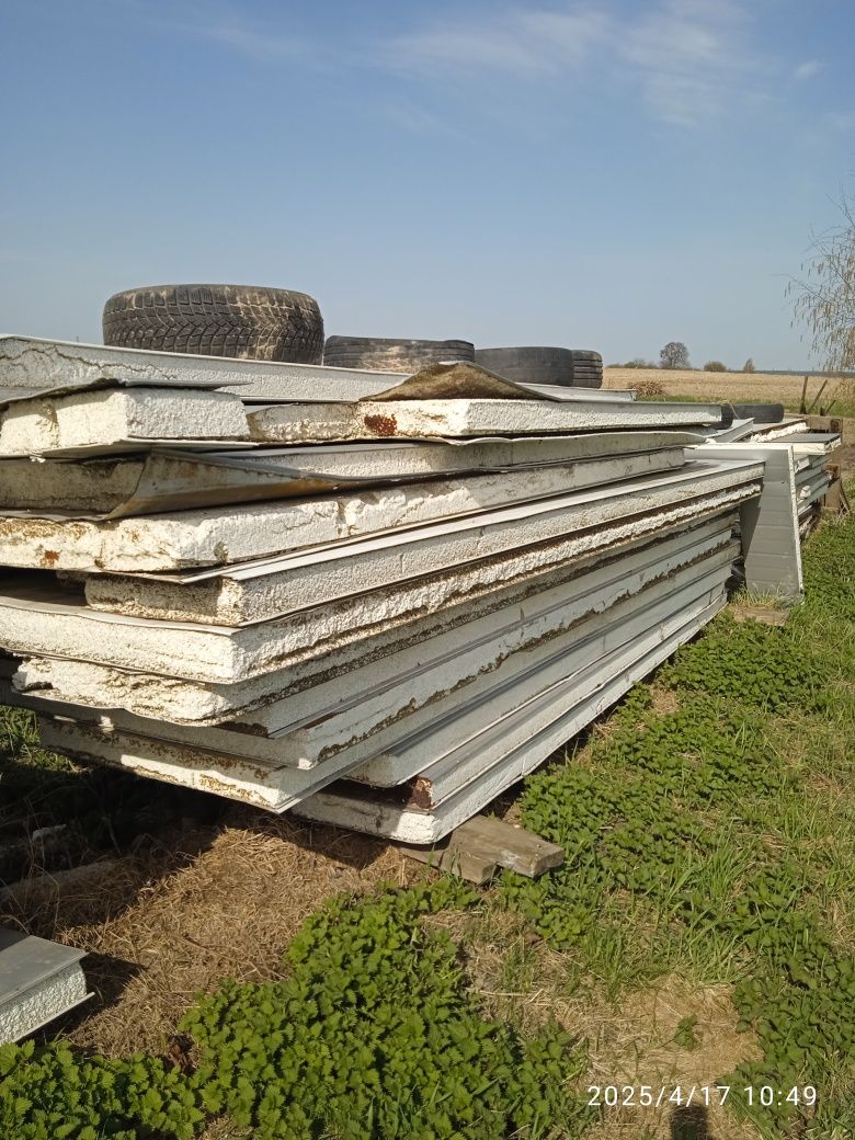 Сендвіч панелі погонний метр 500 гривень товщина 100см, ширина 120с