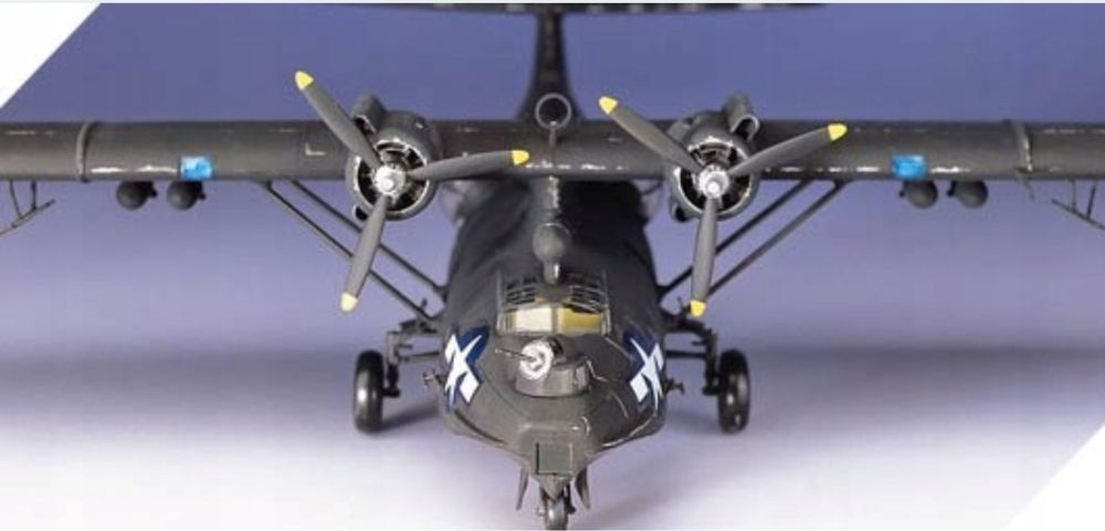 Academy 12487 Wodnopłat PBY-5A Catalina Black Cat model samolot 1/72