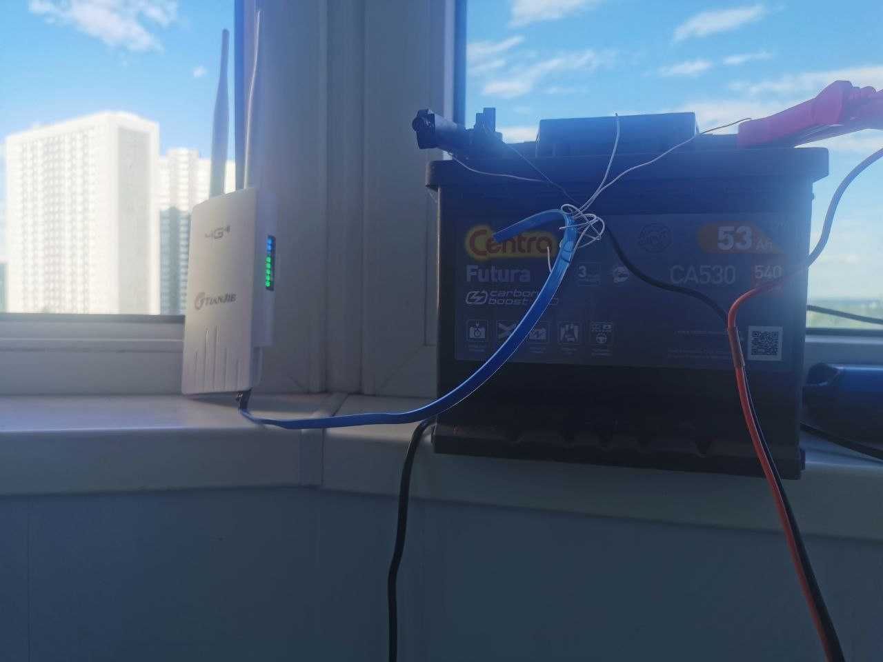Wi-Fi роутер 4G LTE SIM Card Outdoor LAN+Wifi від повербанку