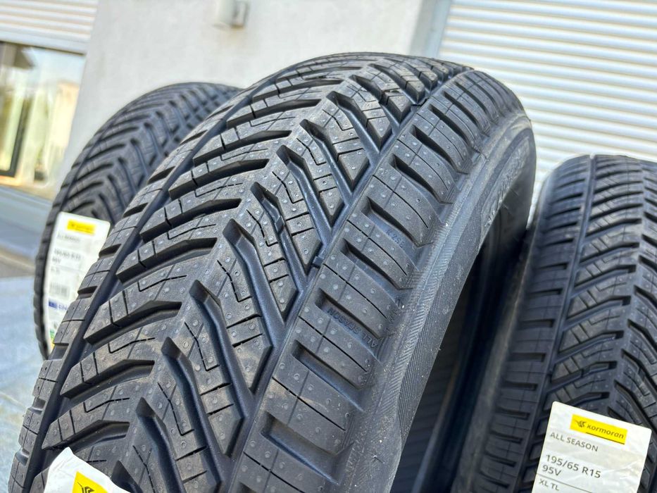 x4 całoroczne 195/65R15 Kormoran AllSeason 95V XL D,C,70db 2024 rok!