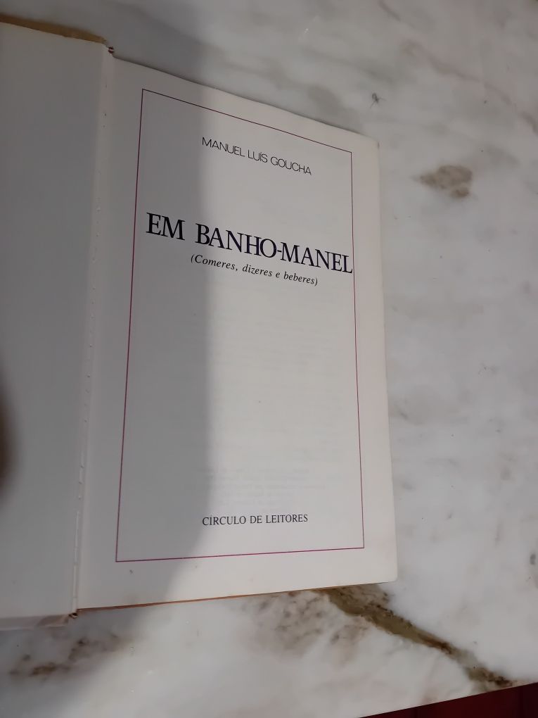 Livro Antigo Manuel Luis Goucha Em Banho-Manel