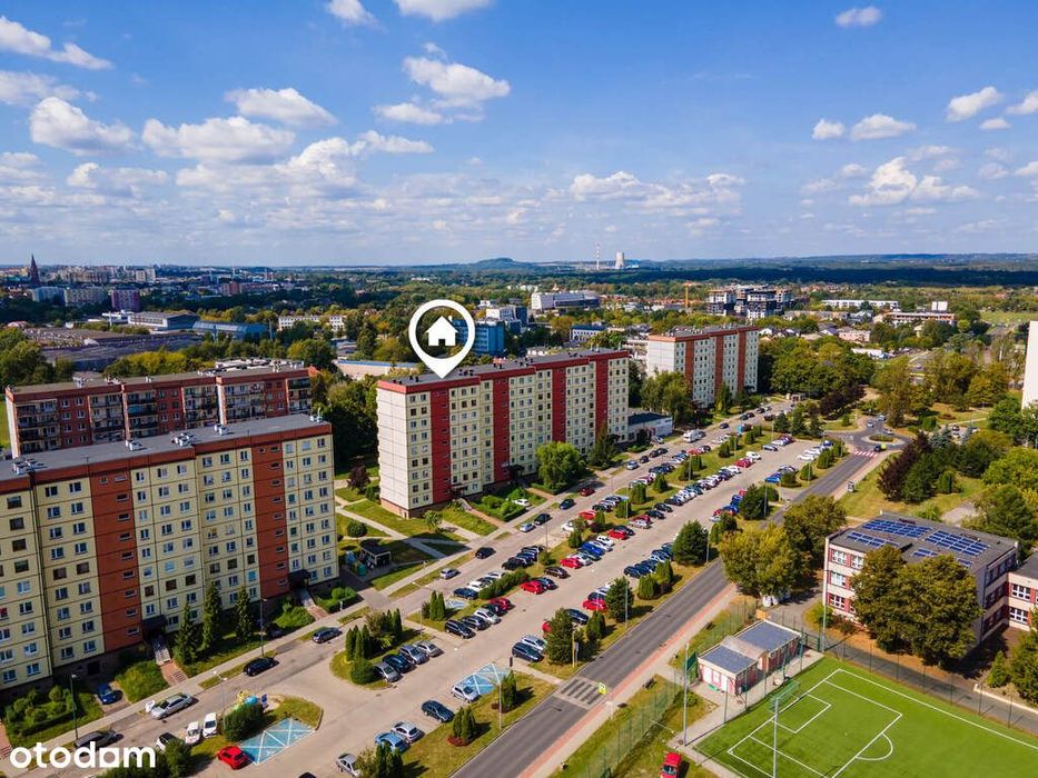 Ustawne i przestronne 2 pokje 50 m2 z balkonem