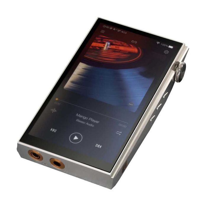 Аудіоплеєр iBasso DX260 MK2, срібний із блакитною задньою кришкою