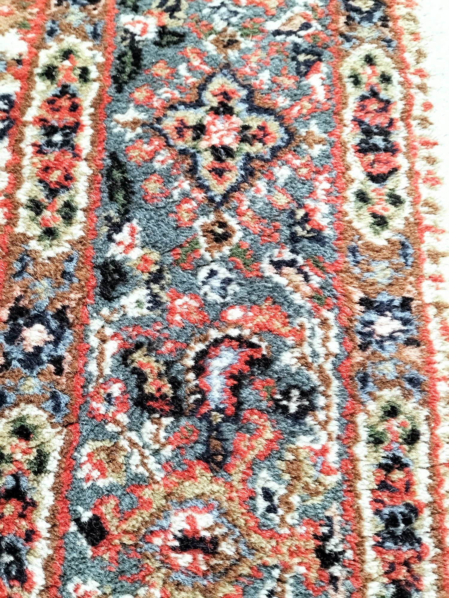 Przepiękny IndoMoud ręcznie tkany wełniany dywan 122x176cm nr 1183cm