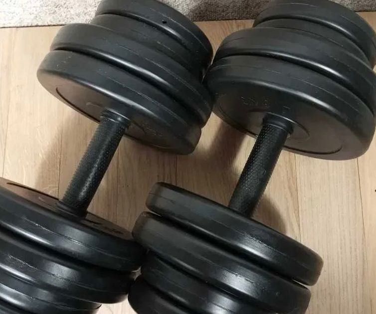 ЦІНА ВІД ВИРОБНИКА гантелі розбірні комплект 32 кг
