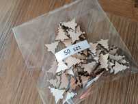 Scrapki drewniane, Choinka 2cm - 50szt.