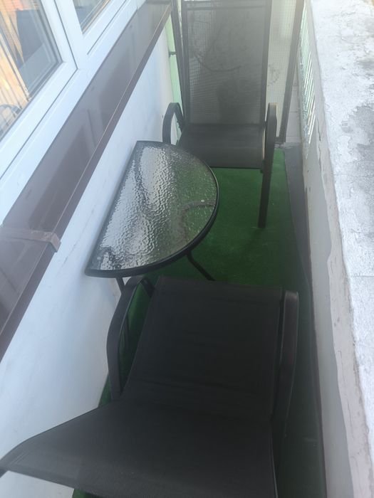STÓŁ LIPARI + 2x Krzesla na balkon taras